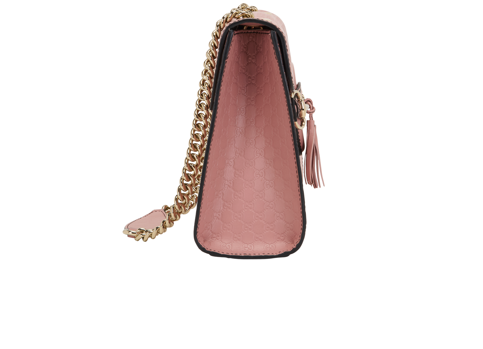 Medium Emily, &pound;650, Handbags, Pink, Leather, Side view